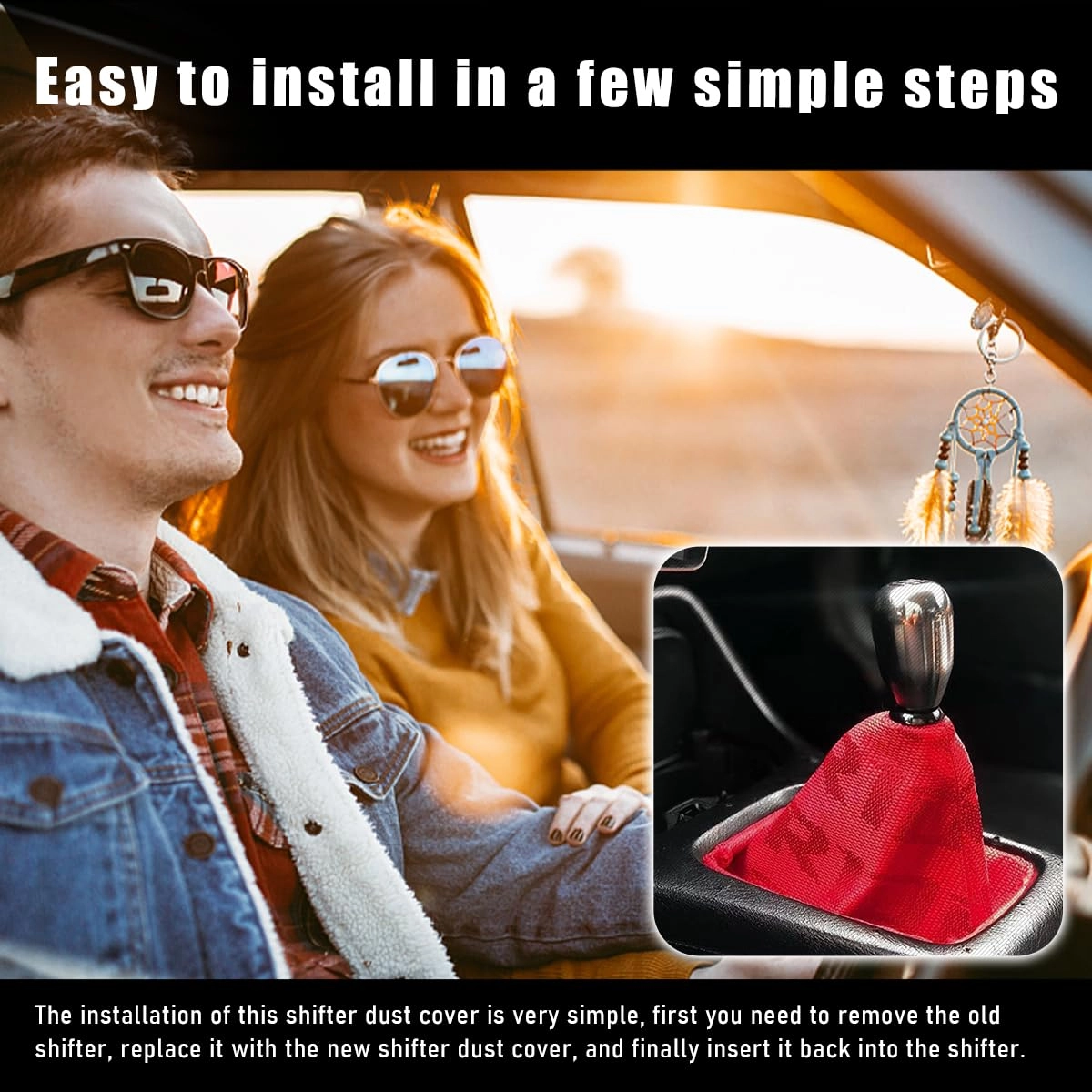 Car Shift Boot Cover