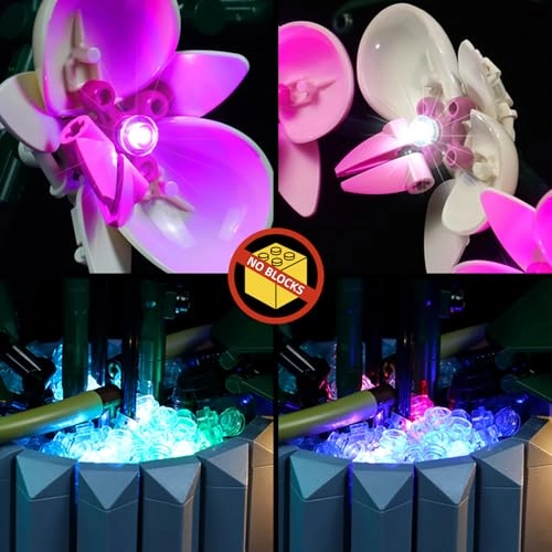 LED Lighting Set for LEGO Icons Orchid Botanical Collection 10311