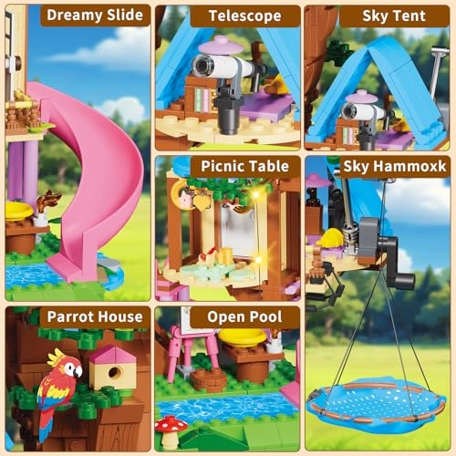 Tree House Building Set - Forest Friends