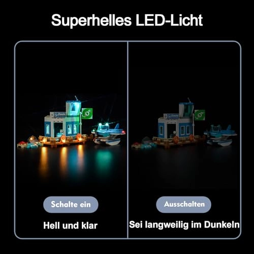 LED Light Set - Compatible with 77051 Fly with Dodo Airlines