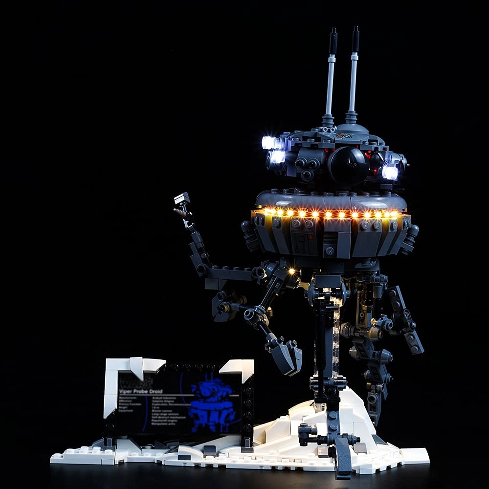 Kyglaring Led Light Set Compatible with Star Wars Lego 75306 Imperial Probe Droid - Movie