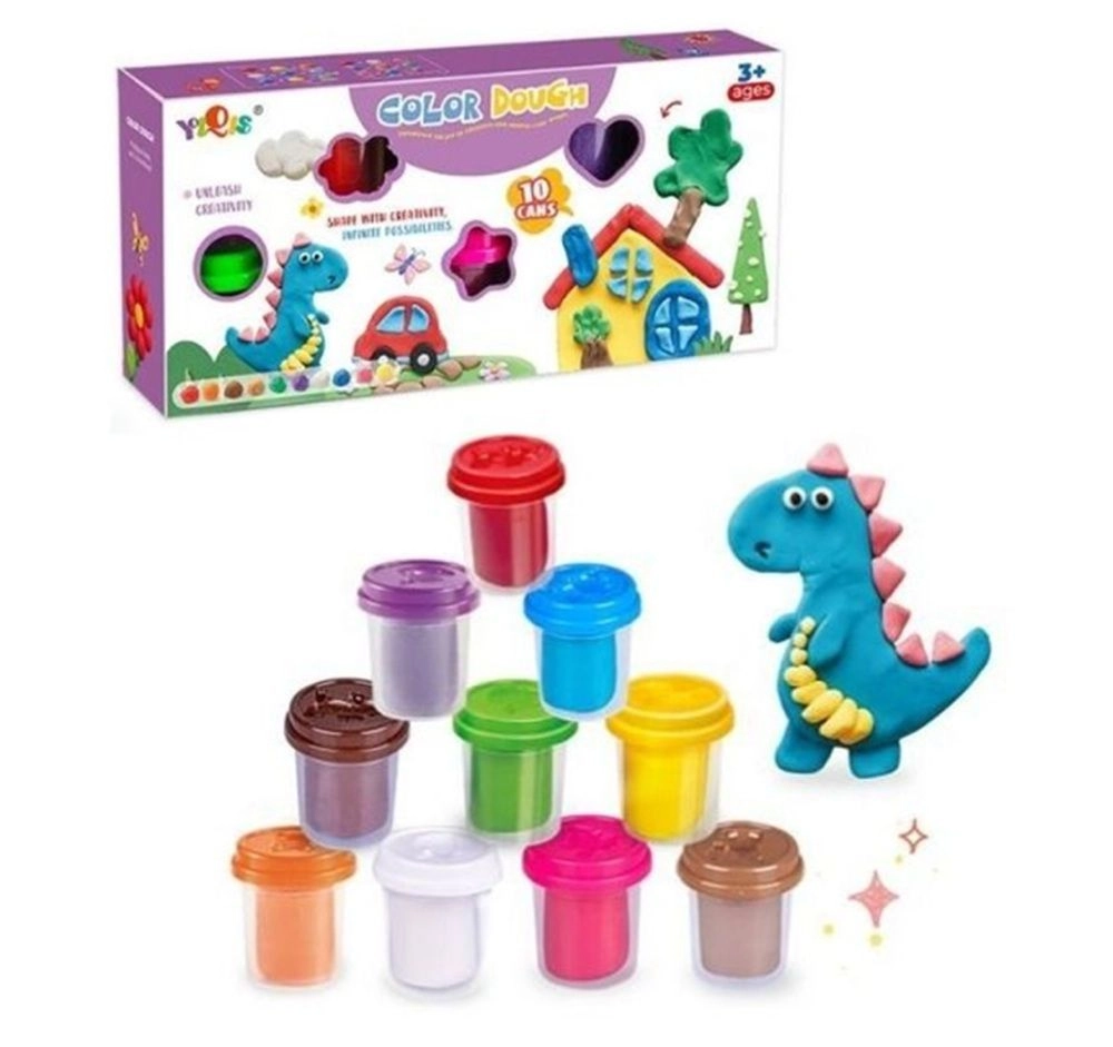 Jawda Color Play Dough - plasticine 1 Kg 10pcs.