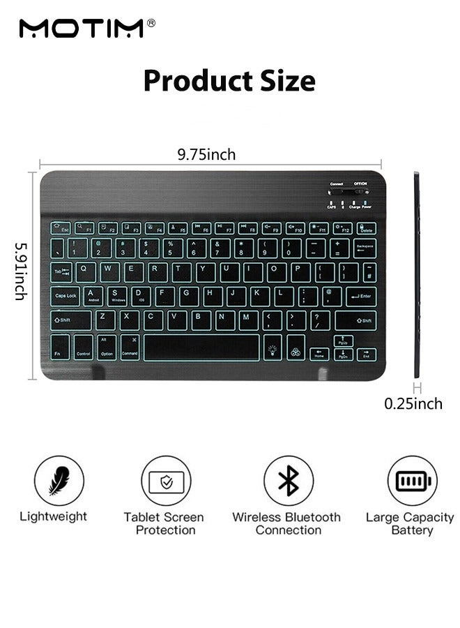 Ultra-Slim Bluetooth Keyboard - AR/EN Wireless