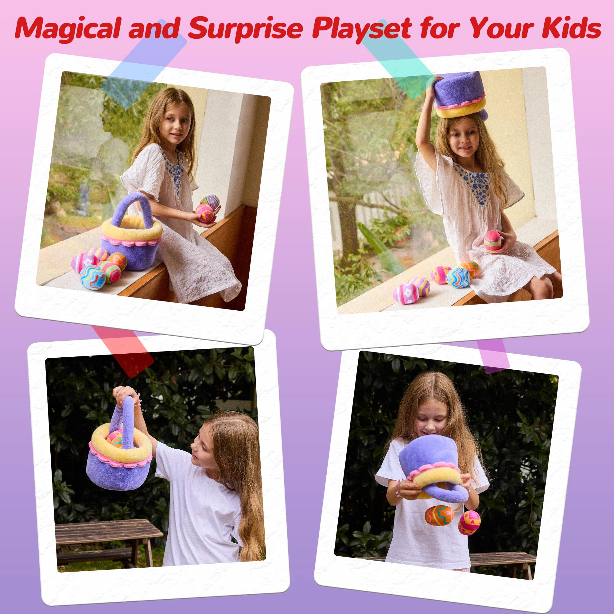 Easter Basket Eggs Playset