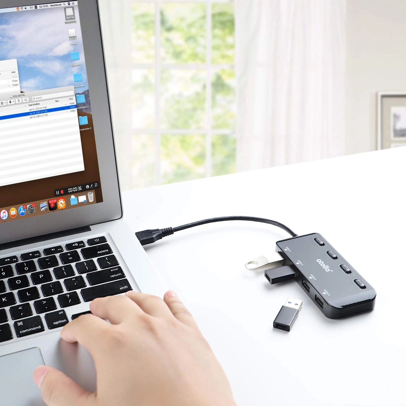 USB 3.0 Hub - 4-Port 5V/3A Adapter