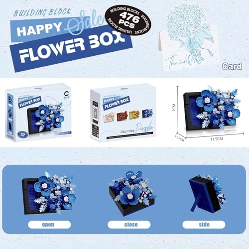 Flower Building Blocks - 476 pcs