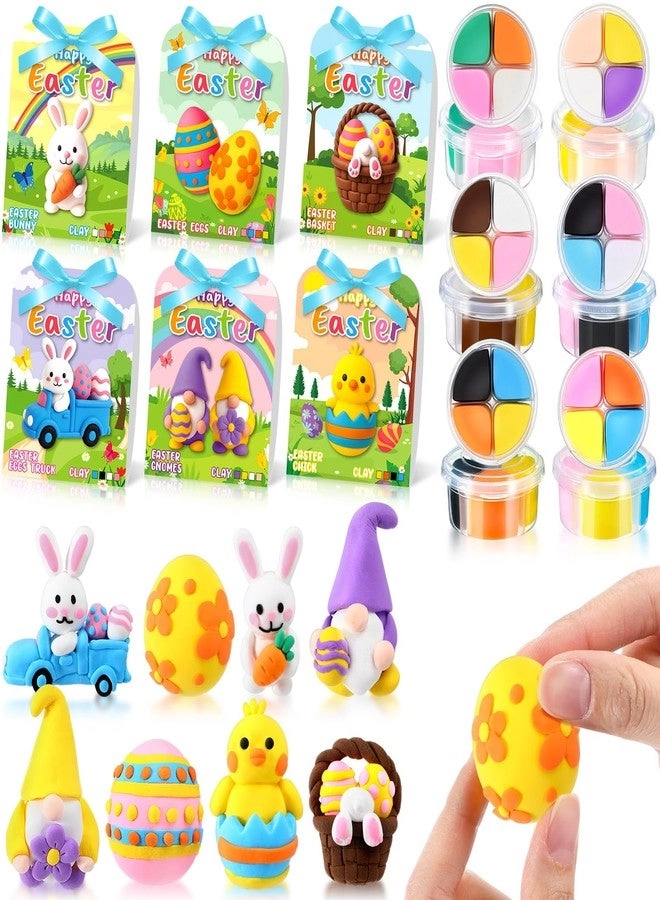 Capoda Easter DIY Craft Kit - 6 Sets Air Dry Clay