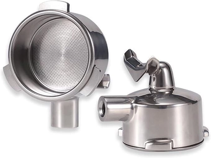 Portafilter - 16-18g Bottomless Stainless Steel Wooden Handle