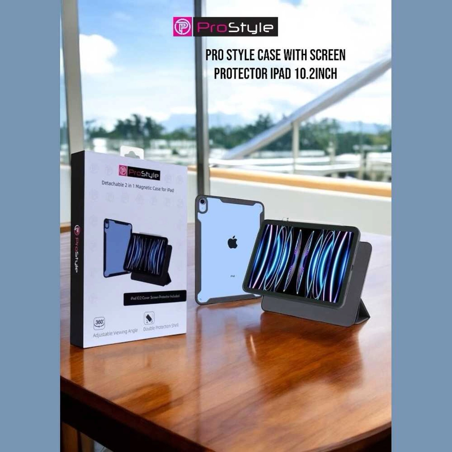 Case with Screen Protector for iPad 10.2-inch