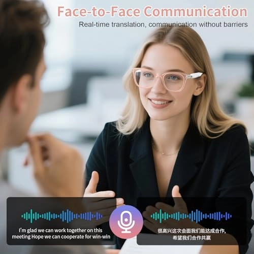 Smart Glasses - Auto Power On/Off Bluetooth UV400/Blue Light Protection