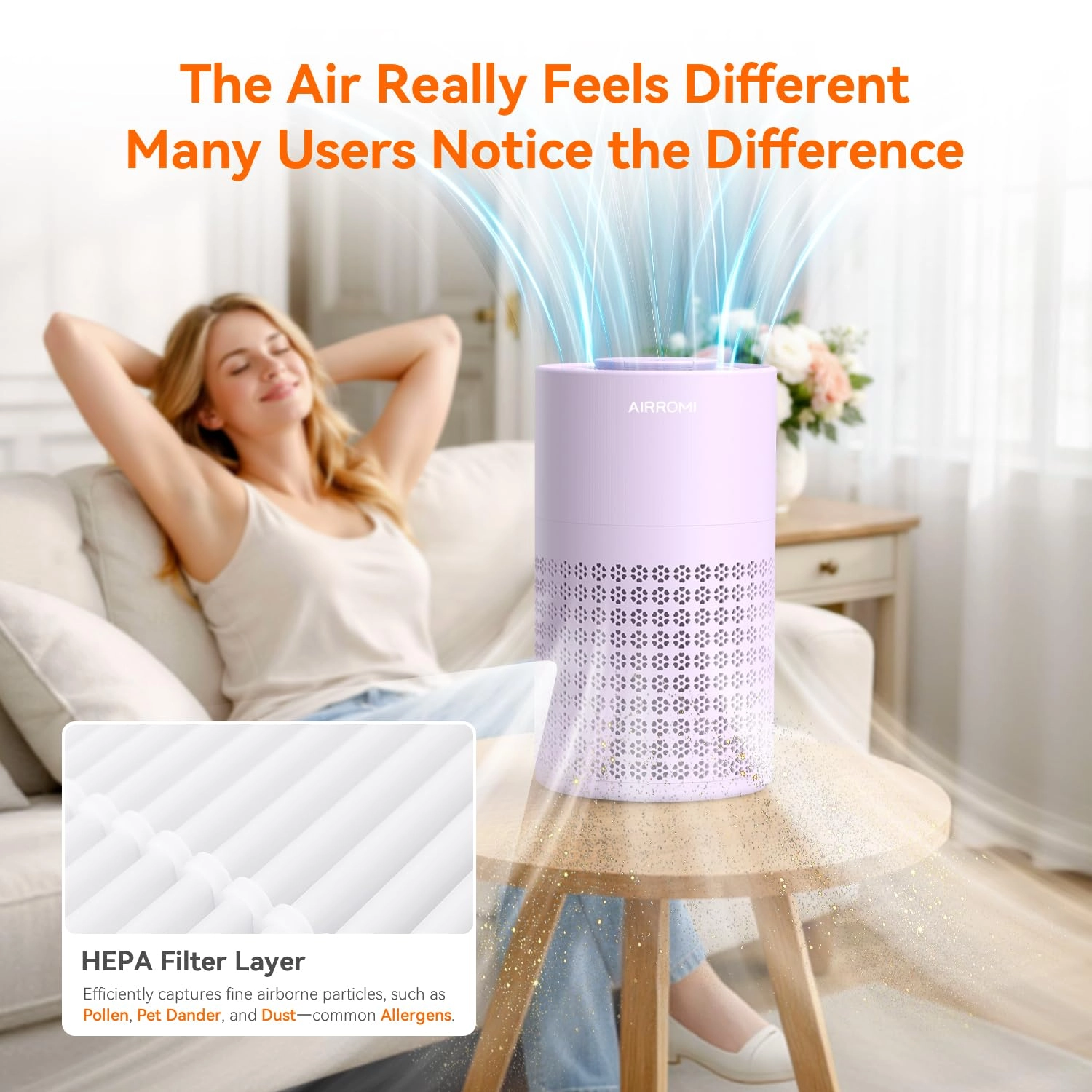 A2001 - Beige HEPA 3in1 Filter