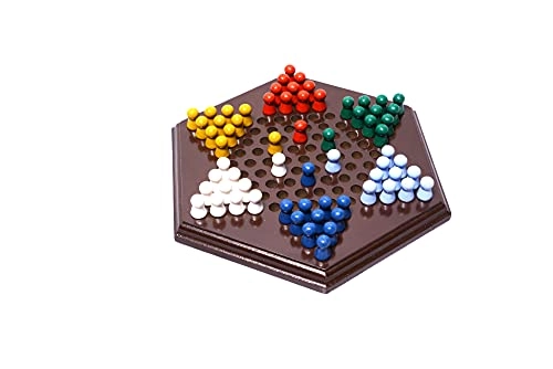 Chinese Checker Board - Wooden Hexagon