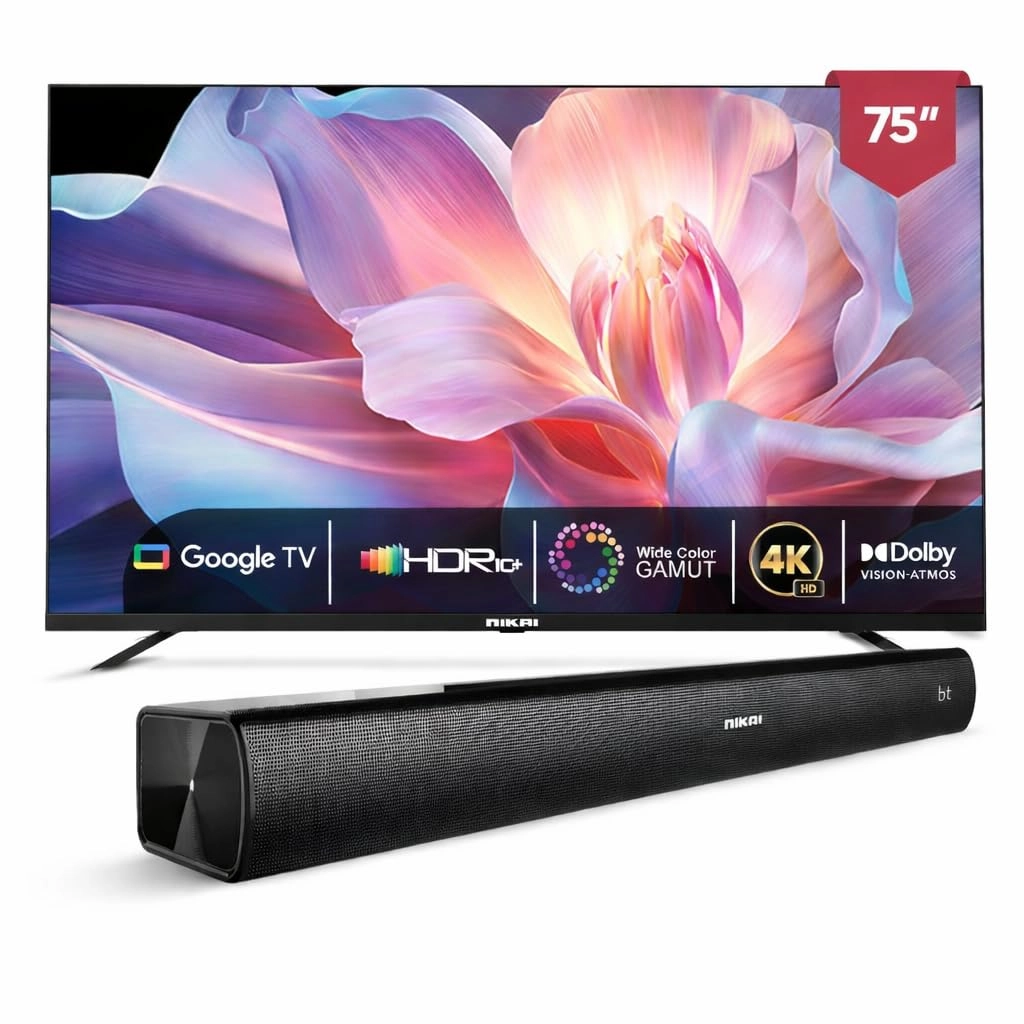 Nikai 75NIKGOOGLE + NSB1015 - 75 Inch