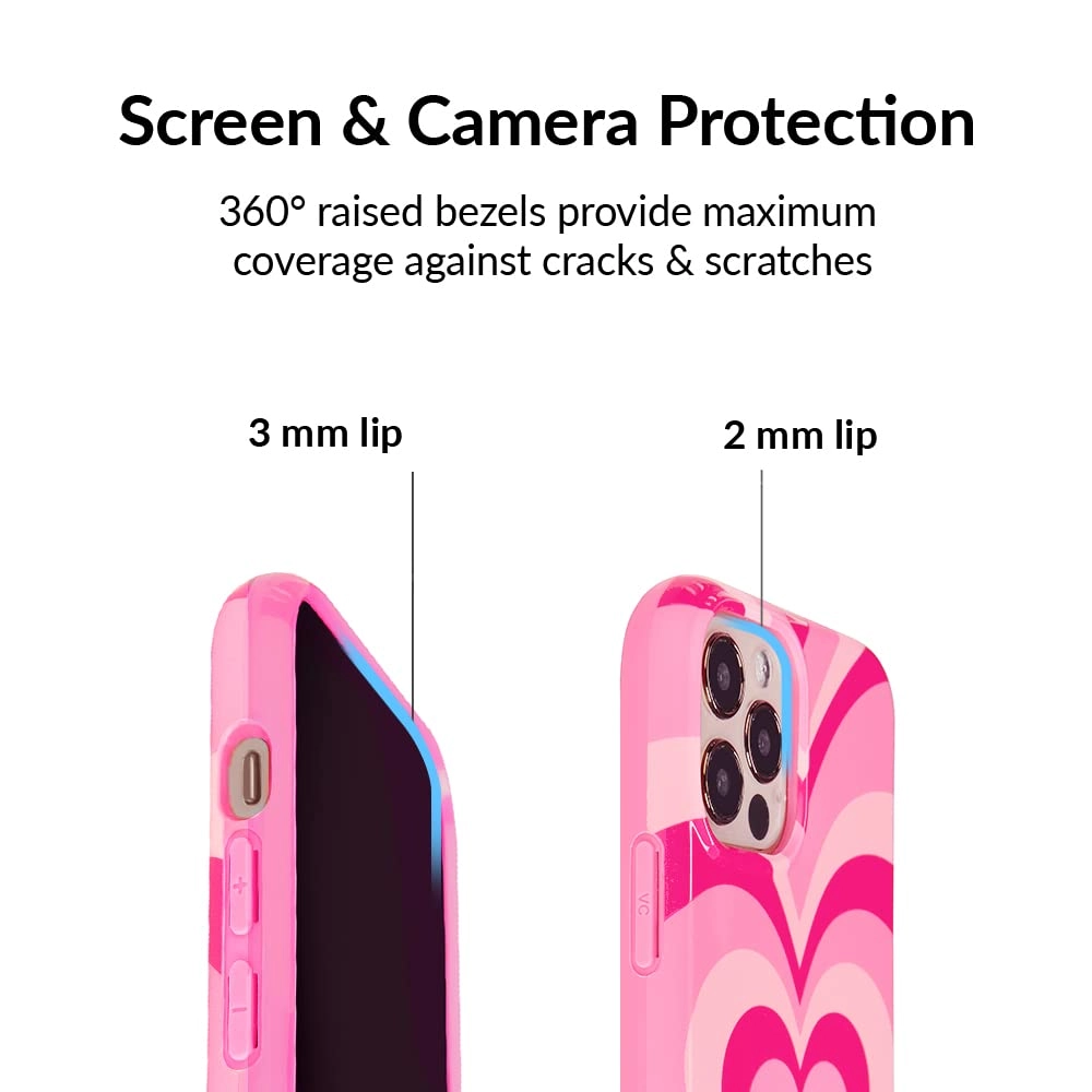 Pink Hearts Basic Case with MagSafe for iPhone 13 Pro Max