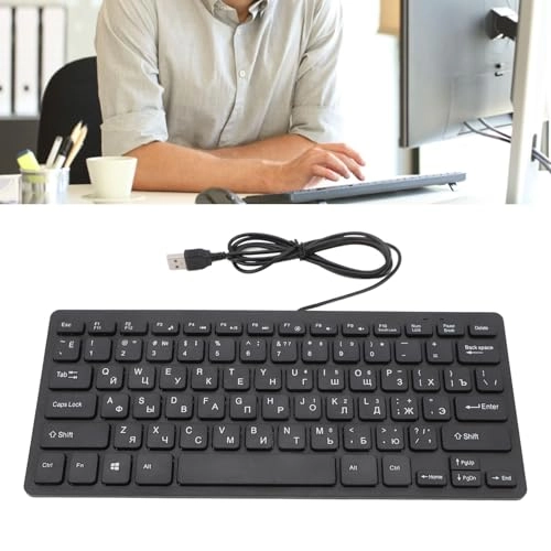 Arabic English Bilingual Language Keyboard - QWERTY Wired