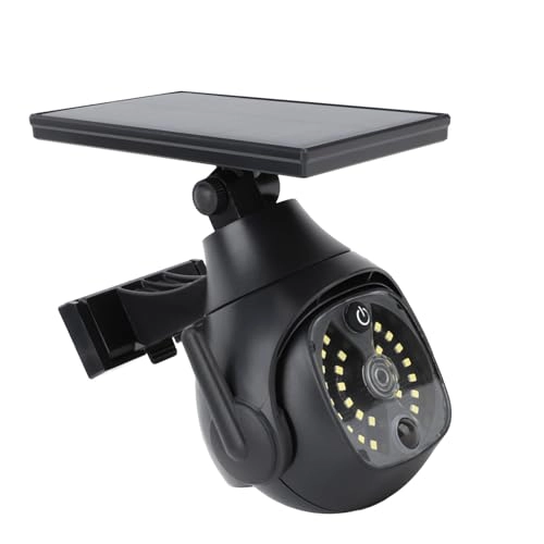 Solar Powered Fake Security Camera - outdoor