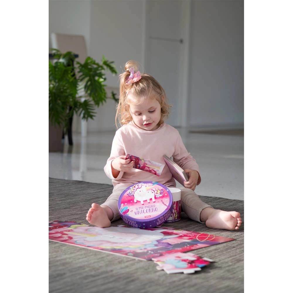 The Magic Unicorn Book & Puzzle - Suitable for 3 years & above