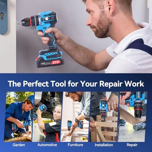 Cordless Drills Driver Brushless - 2000mAh