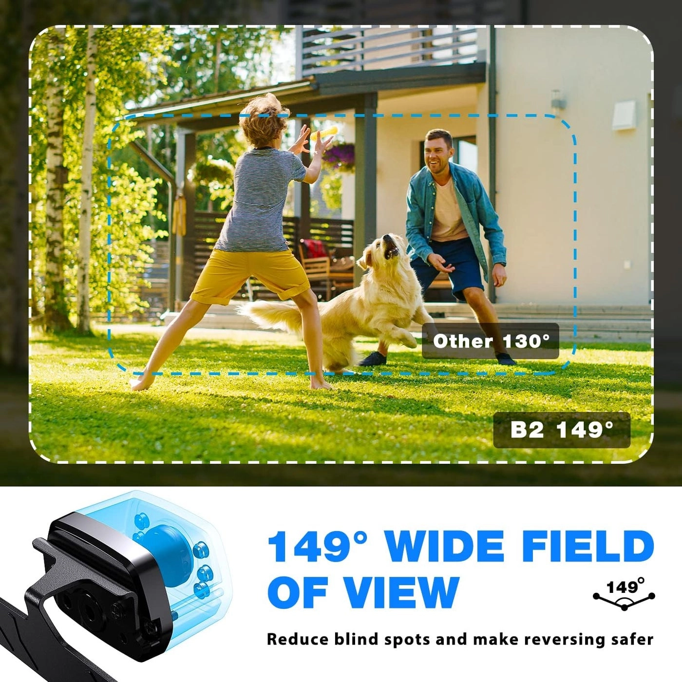 Car Backup Camera B2 - Night Vision Wired