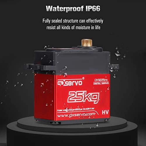 25KG Digital Servo - 1/12 1/10 Core Motor