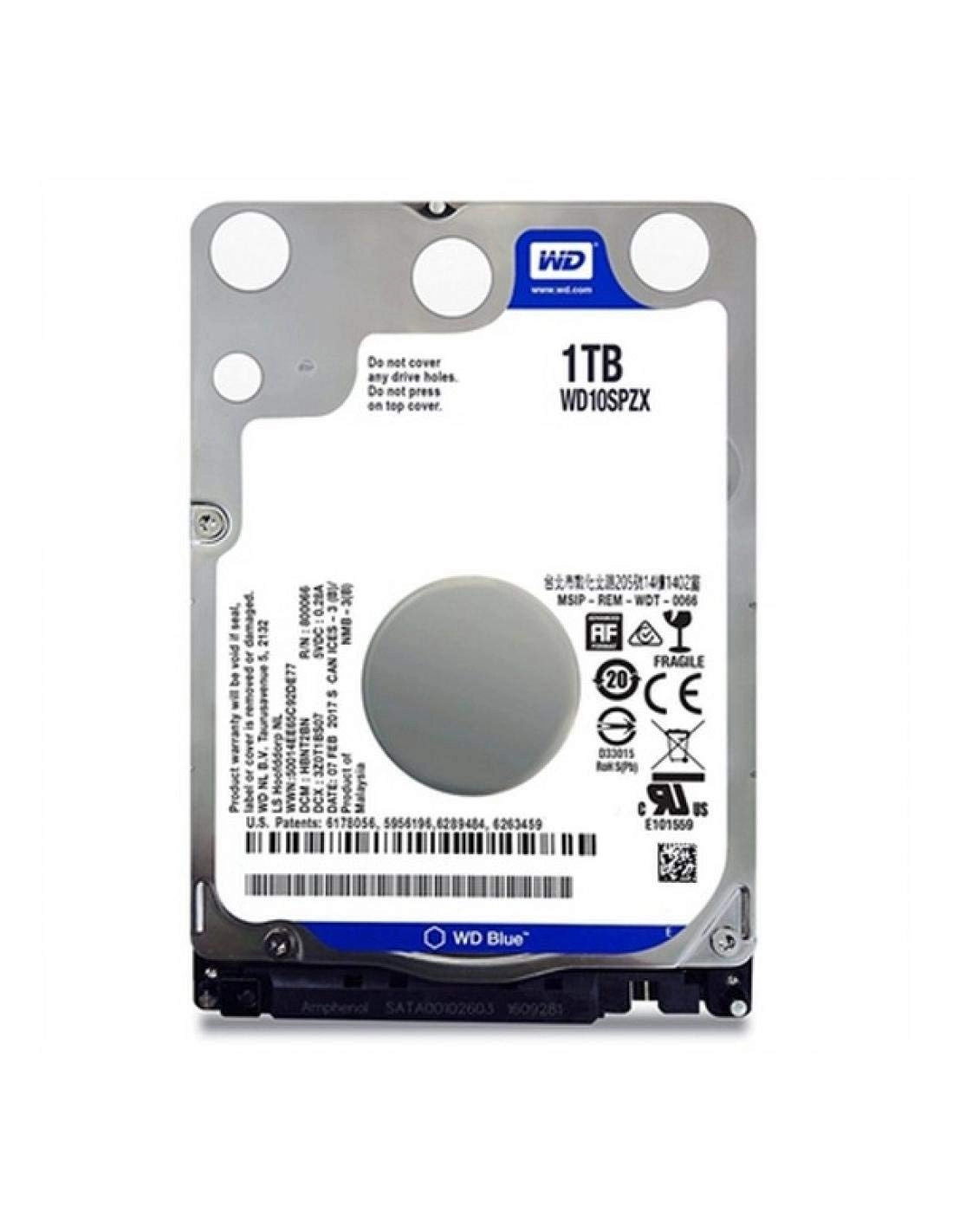 AV-25 2.5" 5400rpm 16MB SATA II (WD10SPZX) - 1 TB