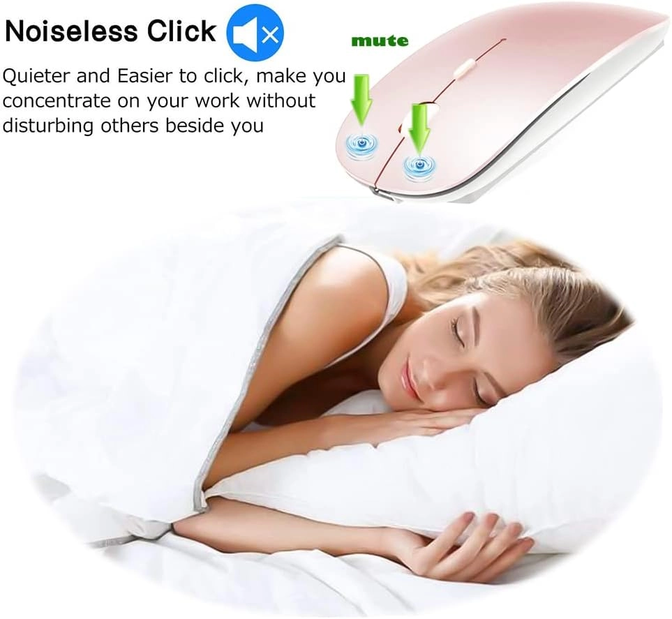 LED Rechargeable Mouse - Bluetooth