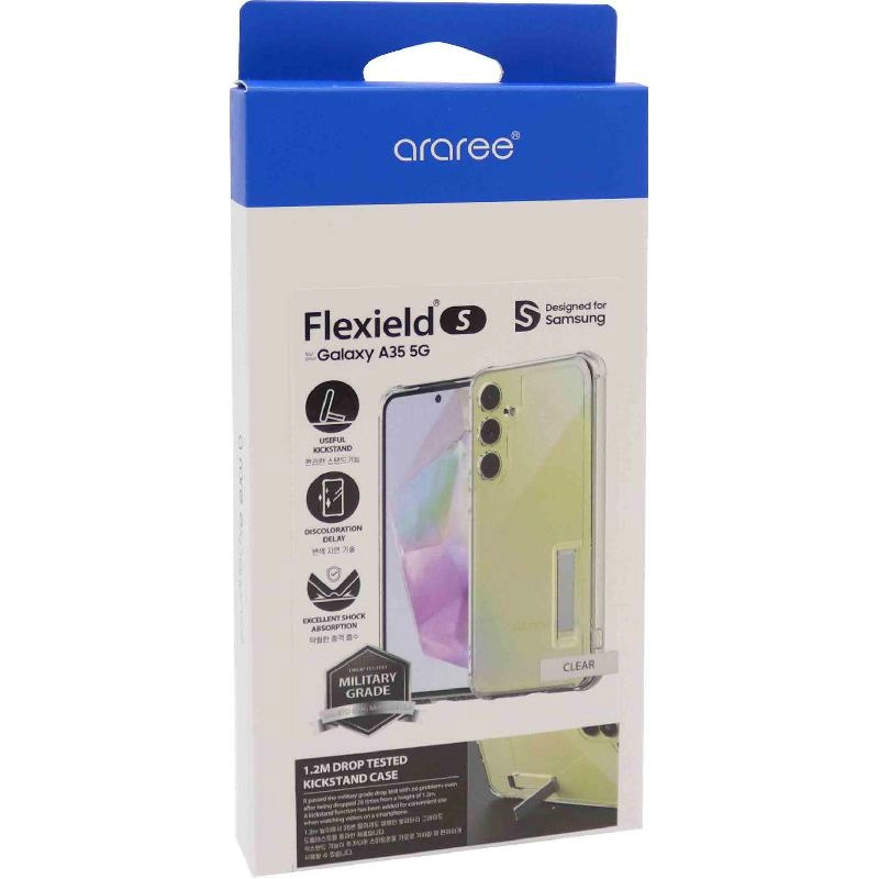 araree Flexield S Back Cover Mobile Case with Stand for Samsung Galaxy A35 5G