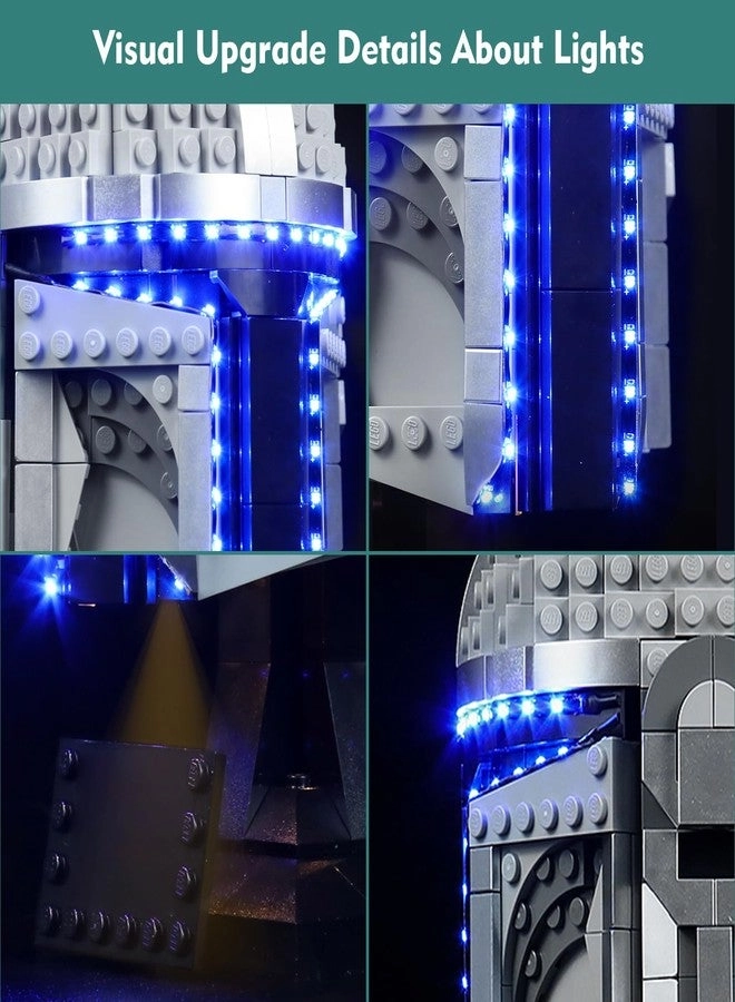 LED Light Kit - for Lego 75328 The Mandalorian Helmet