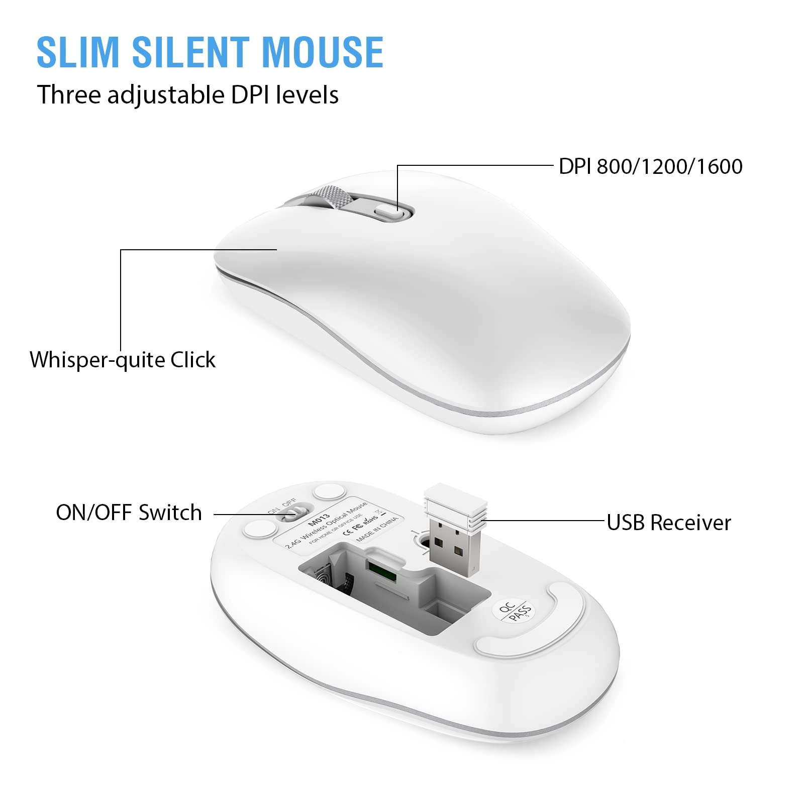 Wireless Keyboard Mouse Combo - UK Wireless