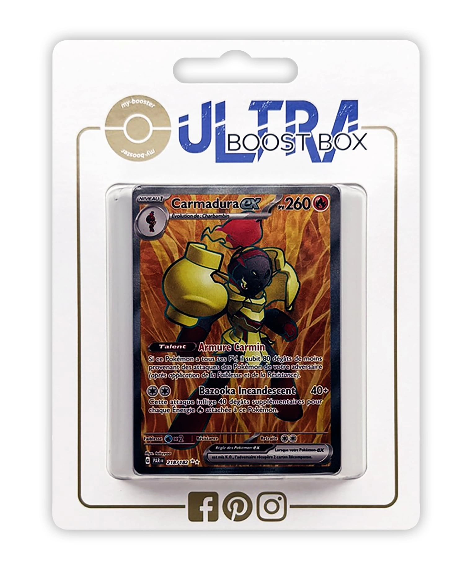 Pokémon company X my-booster SV04-FR-UB-218 - 10pcs