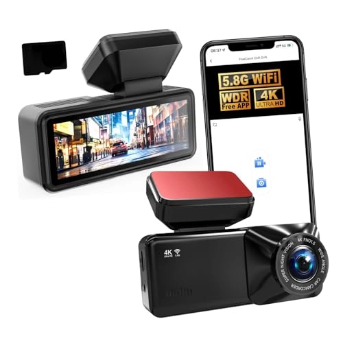 4K Lens Vehicle Security Camera + 64G Memory Card