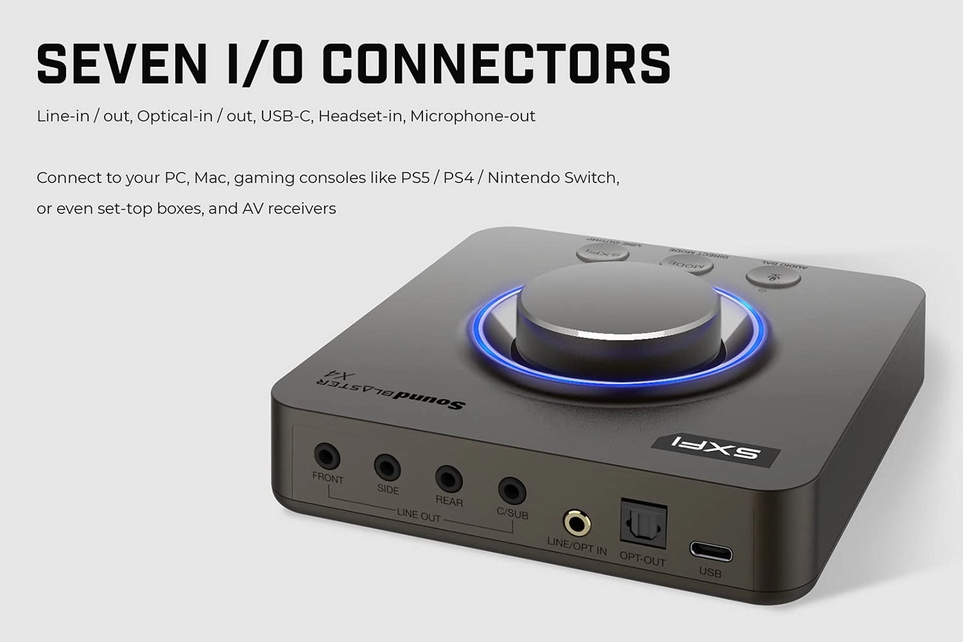 Sound Blaster X4 - Hi-Res 24bit/192kHz DAC