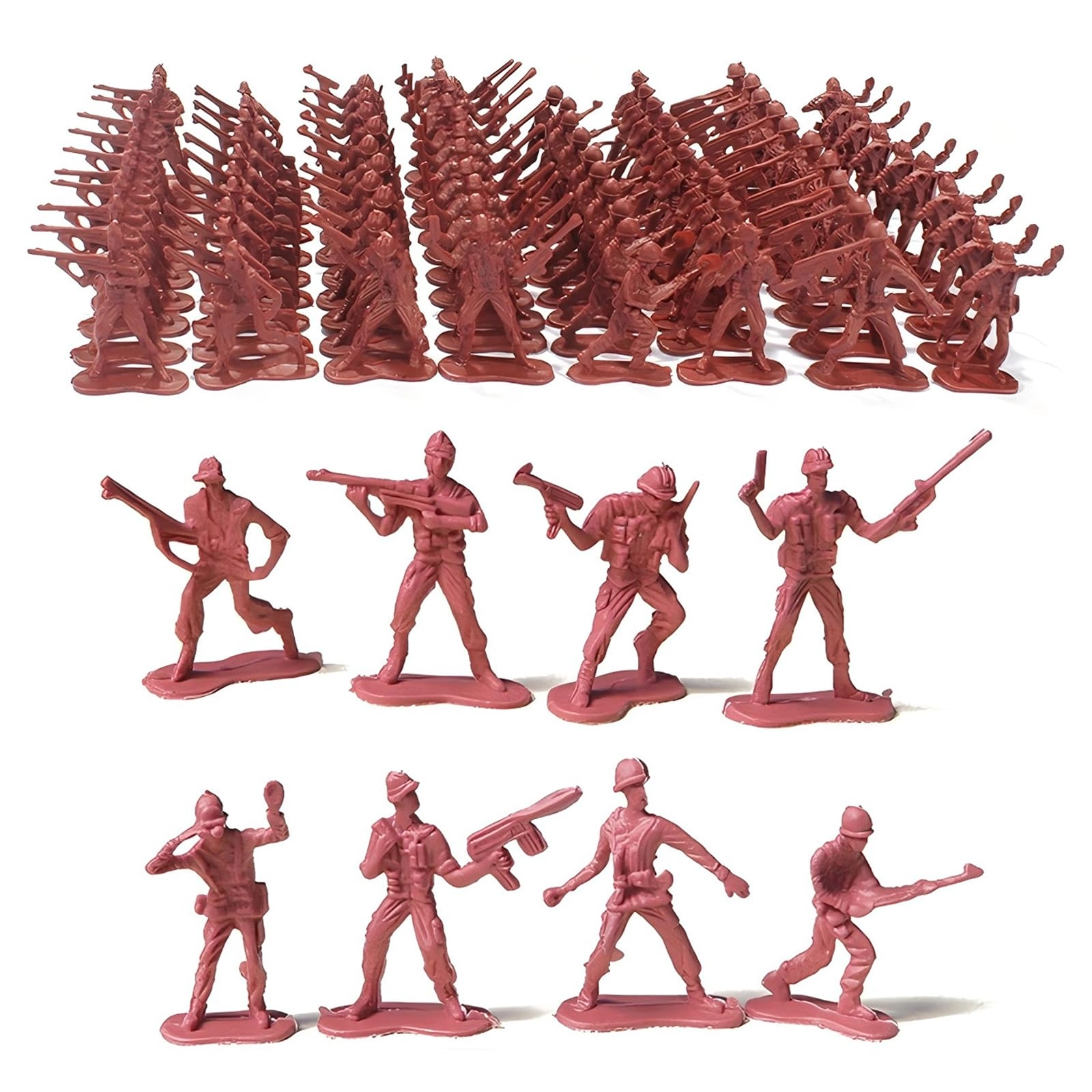 Larfraecy Generic Soldier Figure - Military - 36 100 (3.8-4.5 cm) (WU-YX0888-889-890)