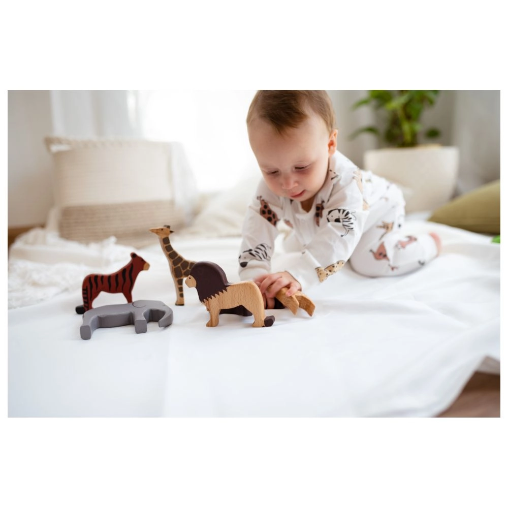 Wild Animals Set - 2 years & above 6 pieces