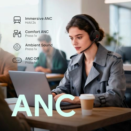 BH74 - Wireless Headset + Microfiber Cloth