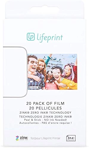 Portable Photo and Video Printer LP3X4K3WH - 3x4.5