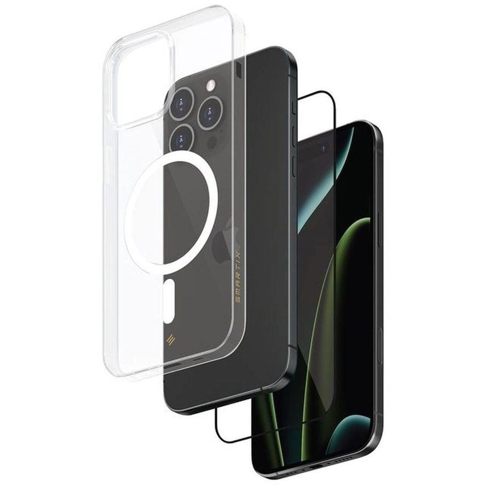 Magnetic Clear Case for iPhone 16 Pro Max Bundle