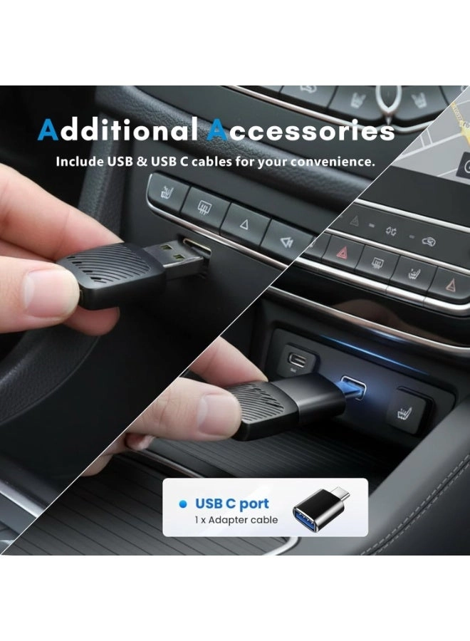 Wireless CarPlay Adapter - Mini USB Plug and Play