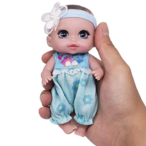 Reborn Baby Doll - 6" 16 cm Vinyl Blue Ages 3+