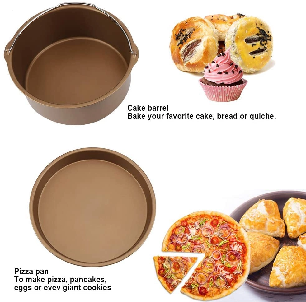 3 in 1 Multifunctional Air Fryer Accessories Set - food-grade material 3 piece(s)