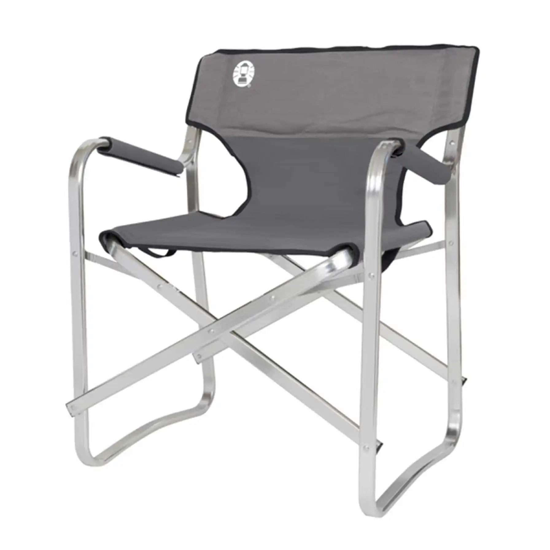 Coleman Aluminum Deck Chair - Gray 18 x 57 x 82 cm