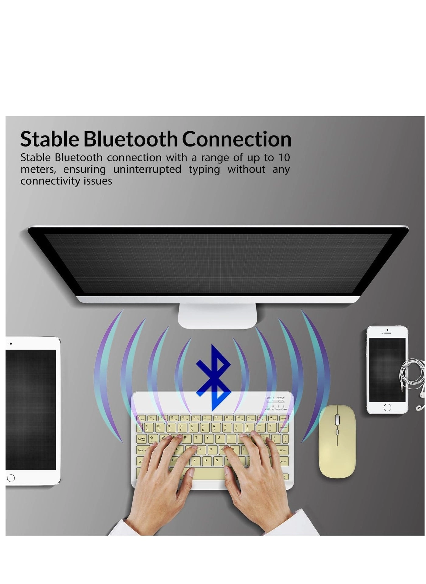 Bluetooth Keyboard and Mouse Combo