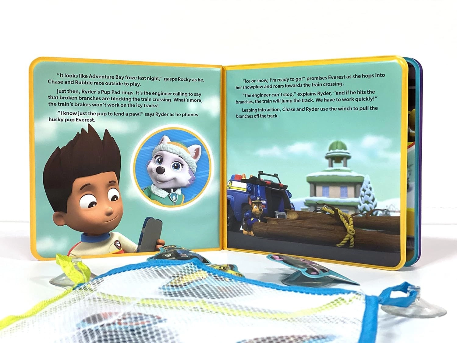 Paw Patrol Girls Bath Time Books - Eva Bag Edition 9 x 2 x 9 in.