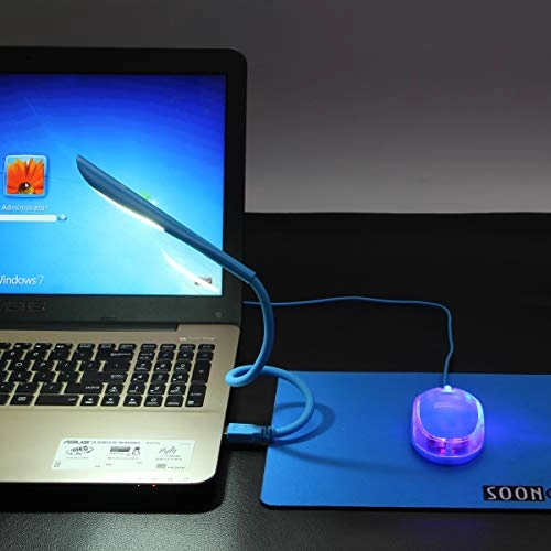 Mini Mouse Pad + Kids Mouse + USB LED Light