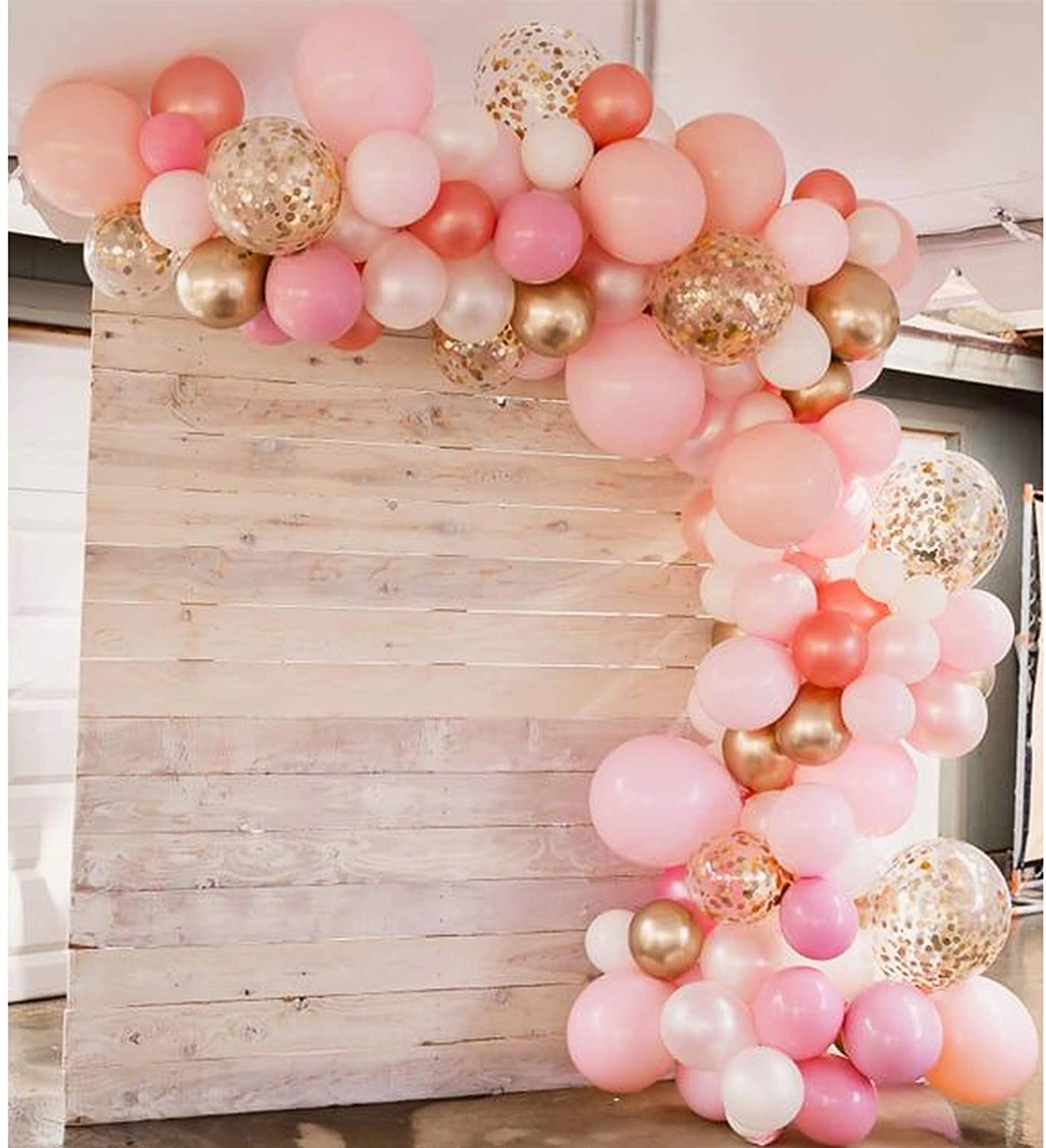 Party Time Trading LLC Rose Gold Balloons - 100 Pack