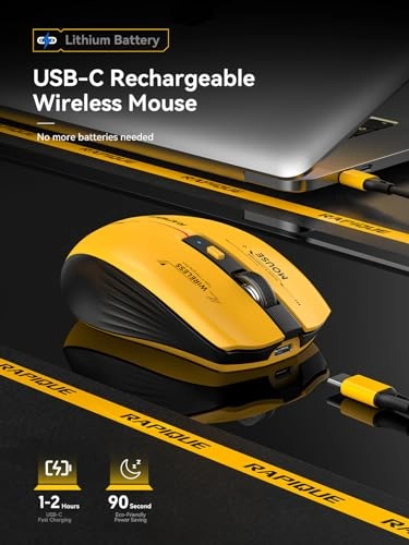 Tri-Mode Rechargeable Mouse - Wireless