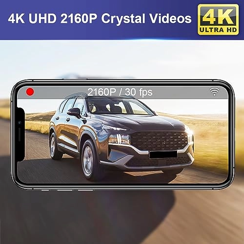 4K Front Only 2160P for Hyundai Sante FE 2021-2023