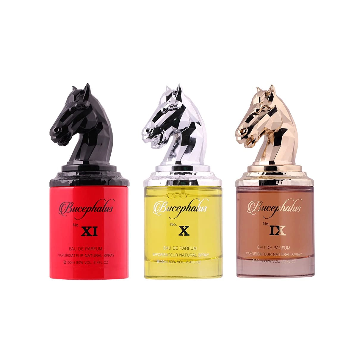 ARMAF Bucephalus IX Eau de Parfum 100ml + Bucephalus X Eau de Parfum 100ml + Bucephalus XI Eau de Parfum 100ml