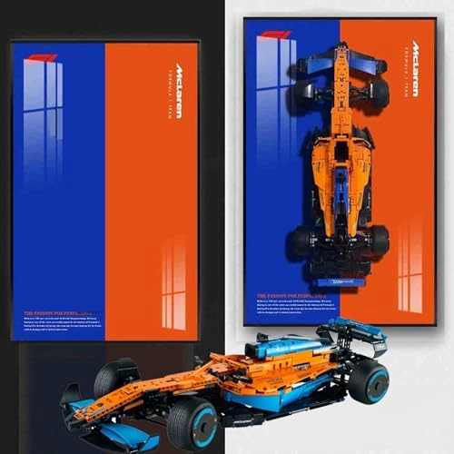 Display Wallboard - Lego Technlc McLaren Formula 1 42141