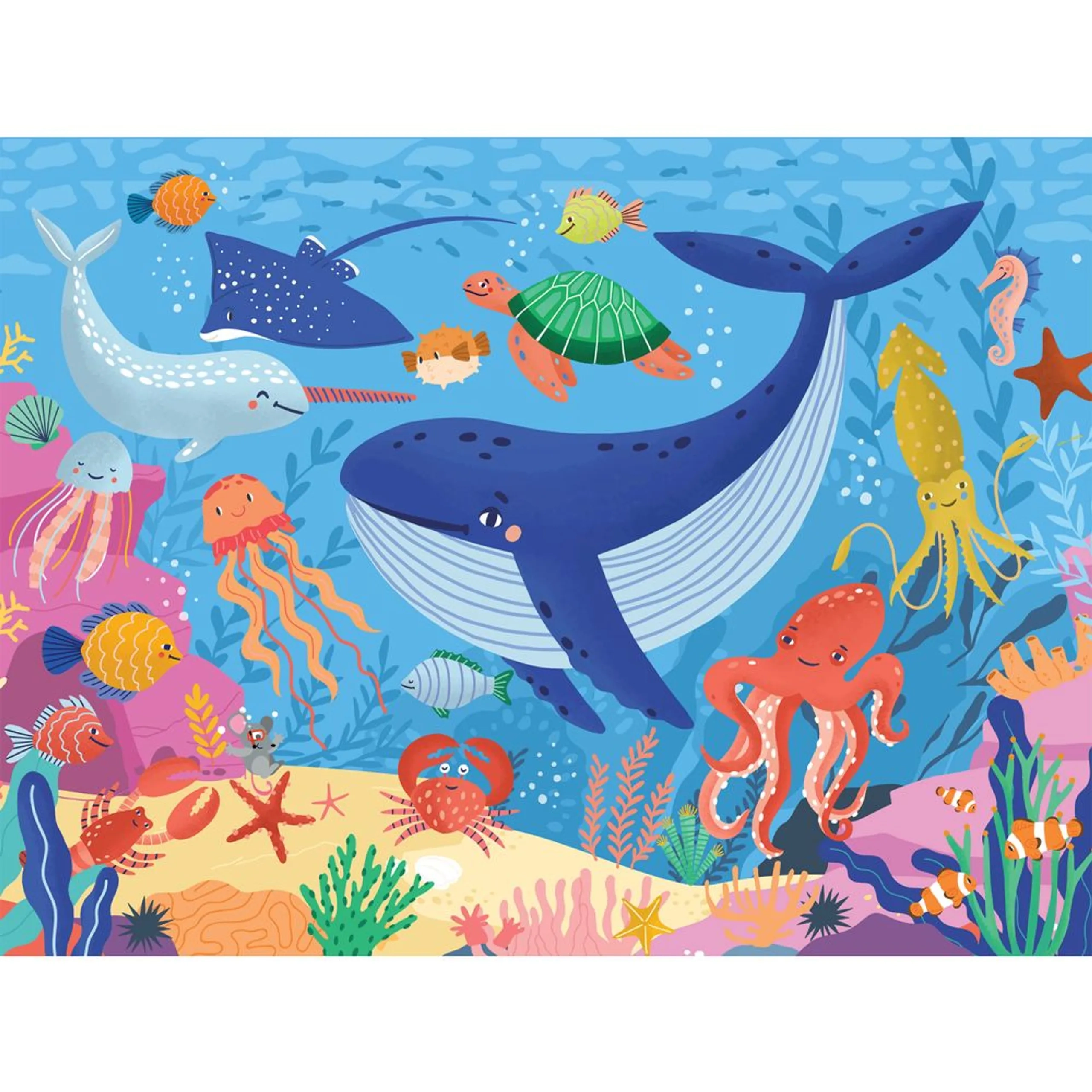 Under The Sea Puzzle (40761363-HST02443) - 45 pcs